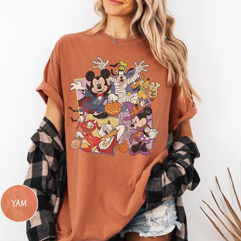 Brand New Disney Halloween Color Comfort Shirt
